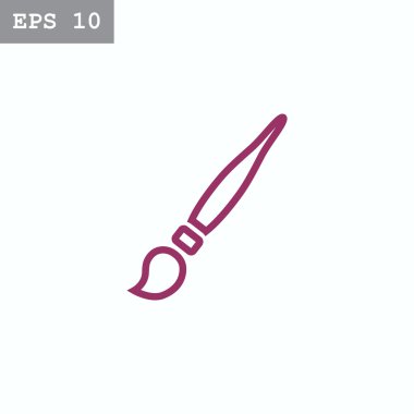 Sanatçı boya fırça simgesini