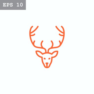 Noel Ren geyiği simgesi