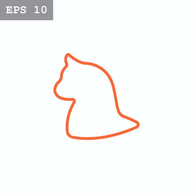 kedi evde beslenen hayvan hayvan simgesi