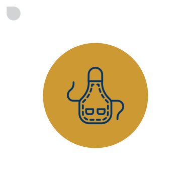 Mutfak önlüğü simgesi  