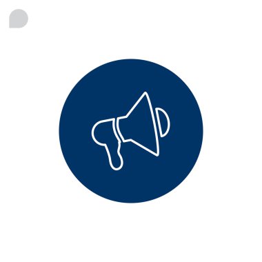 hoparlör, megafon simgesi