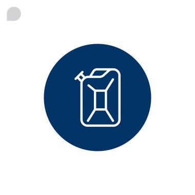 Benzin teneke kutu simgesi