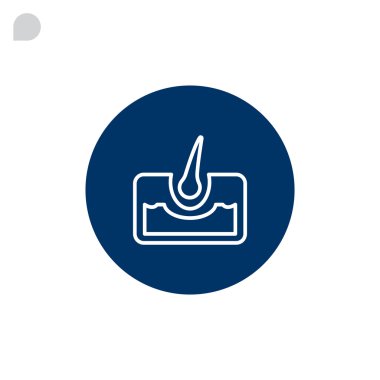 insan saç ve Cilt simgesini