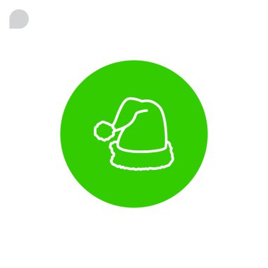 Noel Baba şapka simgesi