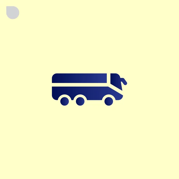Icono del autobús de pasajeros — Archivo Imágenes Vectoriales