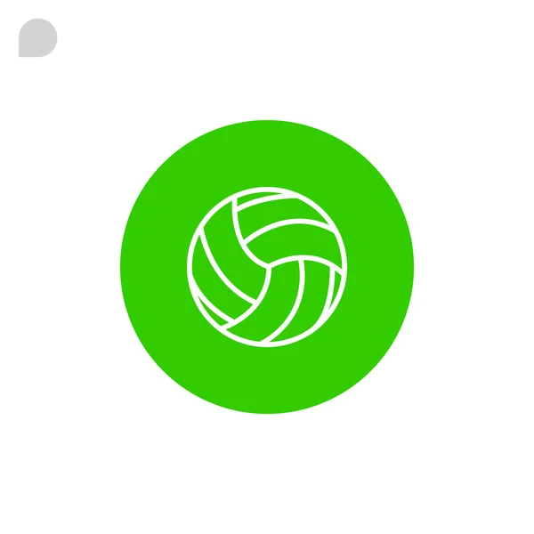 Volleyball-Ikone — Stockvektor