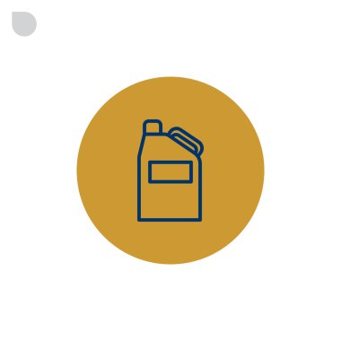 teneke kutu motor yağı simgesinin