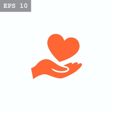 el ele tutuşan kalp simgesi