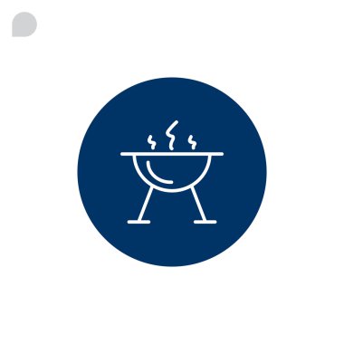mangal barbekü, ızgara simgesi için