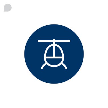Helikopter uçak simgesi