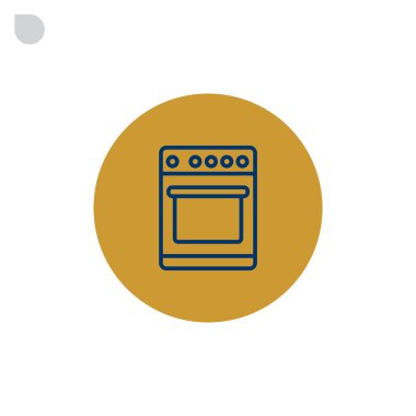 Mutfak sobası simgesi