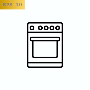 Mutfak sobası simgesi