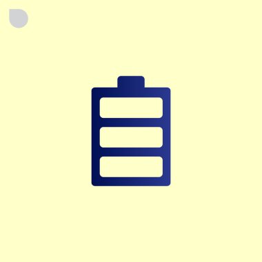 akümülatör, pil simgesi