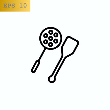 pişirme aletleri simgesi