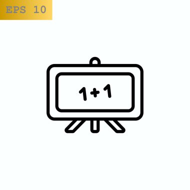 okul yazı tahtası simgesi