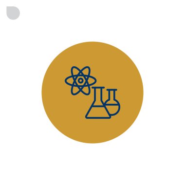 Bilim, araştırma laboratuvarı simgesi