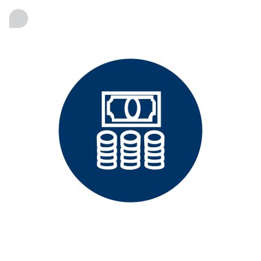 para sikke ve bill simgesi