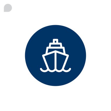 gemi, cruise liner simgesi