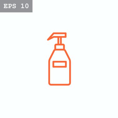 sıvı sabun, nemlendirici, losyon konteyner simgesi