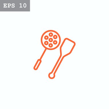 pişirme aletleri simgesi