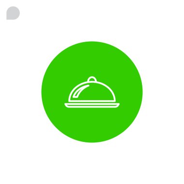 Restoran cloche simgesi