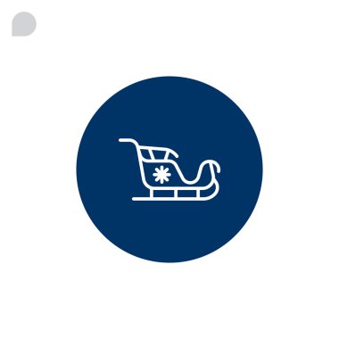 Noel Baba kızağa simgesi