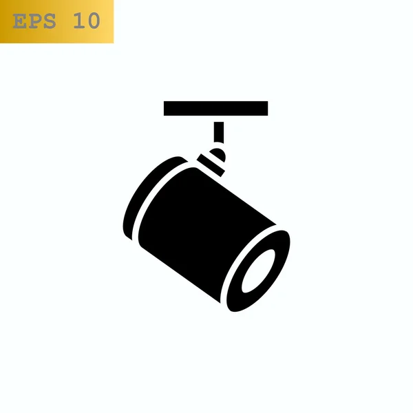 Stage spotlight icon — Stock Vector