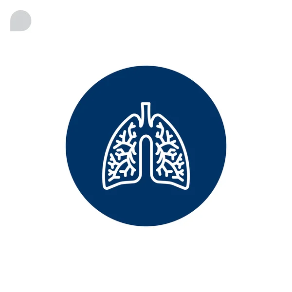 Organo polmonare umano — Vettoriale Stock