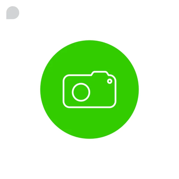 Icono de cámara fotográfica — Vector de stock