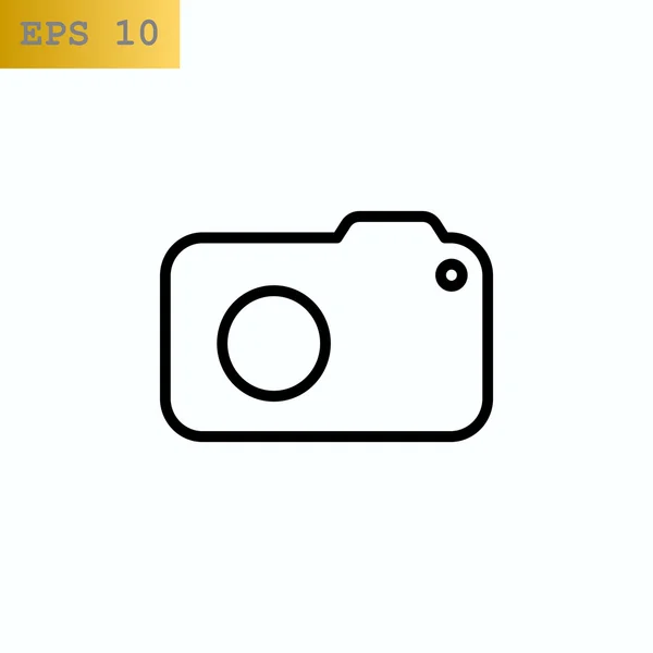 Photo camera icon — Stock Vector