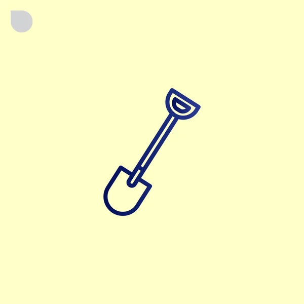 Shovel, spade icon — Stock Vector