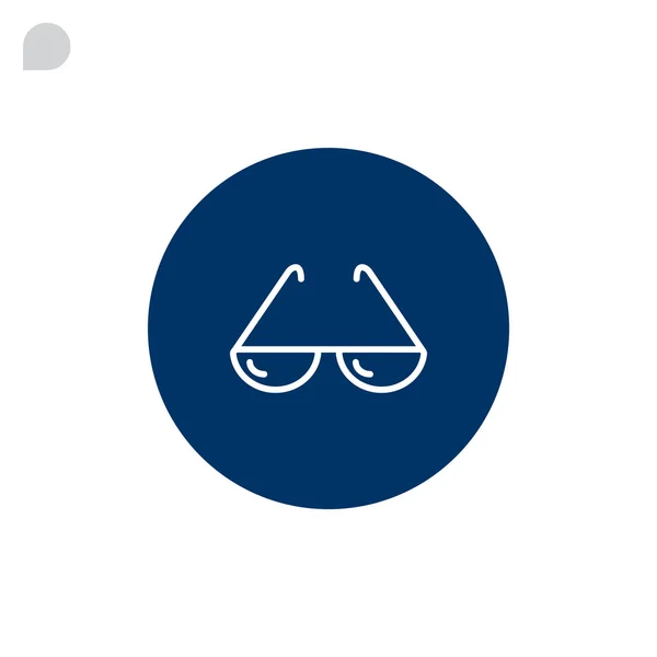 Lunettes, icône de lunettes — Image vectorielle