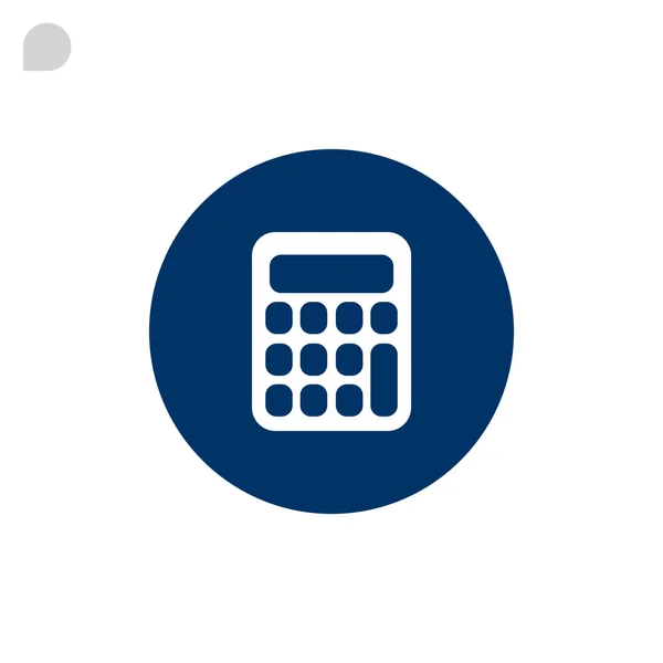Accounting, calculator icon — Stock Vector
