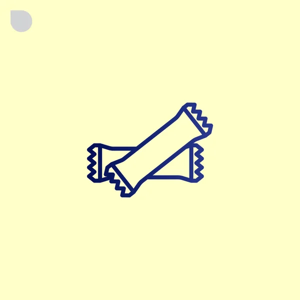 Polyethylenové sáčky ikona — Stockový vektor