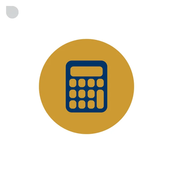 Contabilidade, ícone da calculadora —  Vetores de Stock