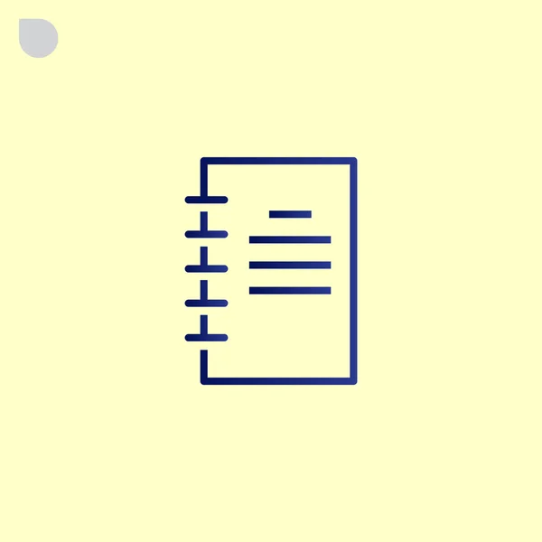 Contact, adresboekpictogram — Stockvector