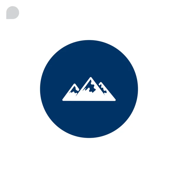 Ícone de gama de montanha —  Vetores de Stock