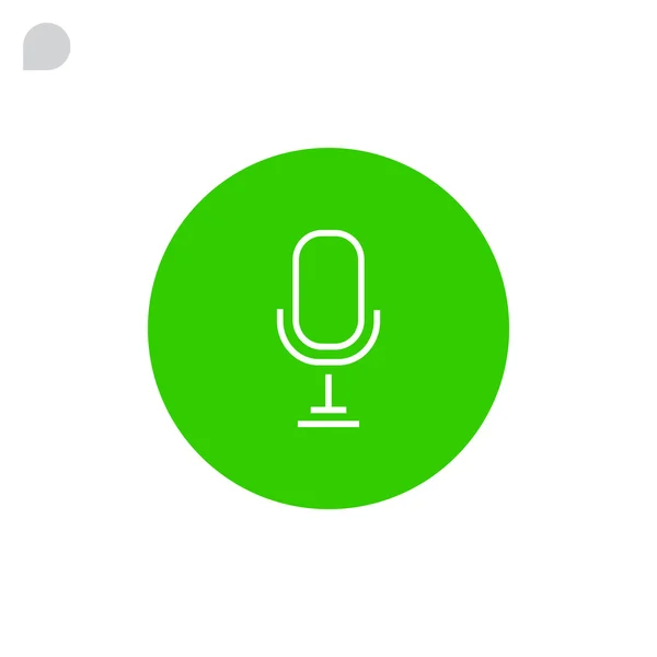 Microphone, sound icon — Stock Vector