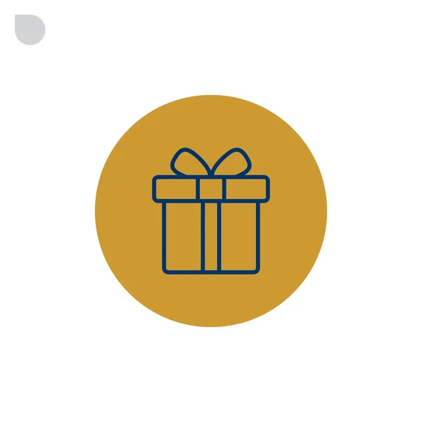 Gift box icon — Stock Vector