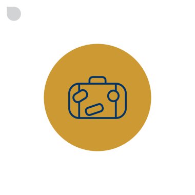 turist çanta simgesi