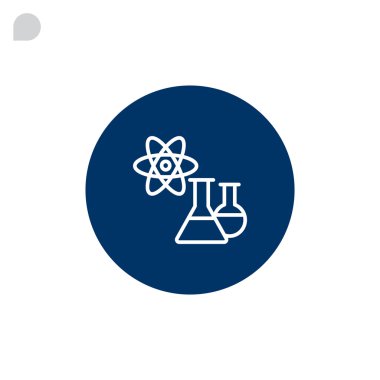 Bilim, araştırma laboratuvarı simgesi