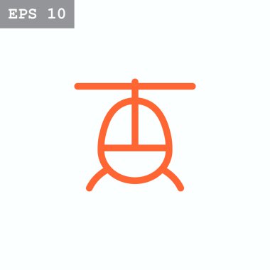 Helikopter uçak simgesi