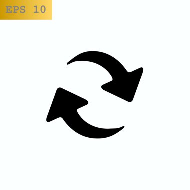 yeniden başlatın, okları simge doldur