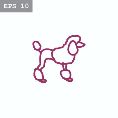 Fransız kaniş köpek simgesi