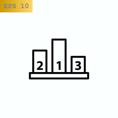 Ödülü podyum simgesi