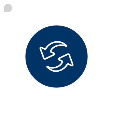 yeniden başlatın, okları simge doldur