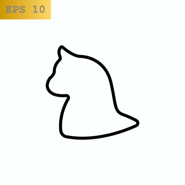 kedi evde beslenen hayvan hayvan simgesi