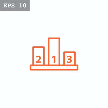 Ödülü podyum simgesi