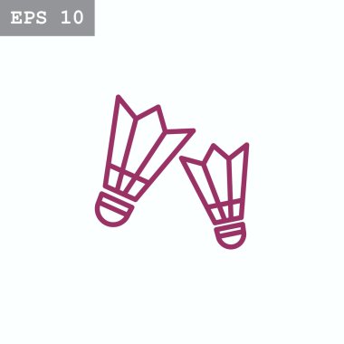 Badminton shuttlecocks simgesi