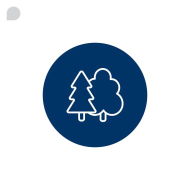 Orman ağaçları simgesi